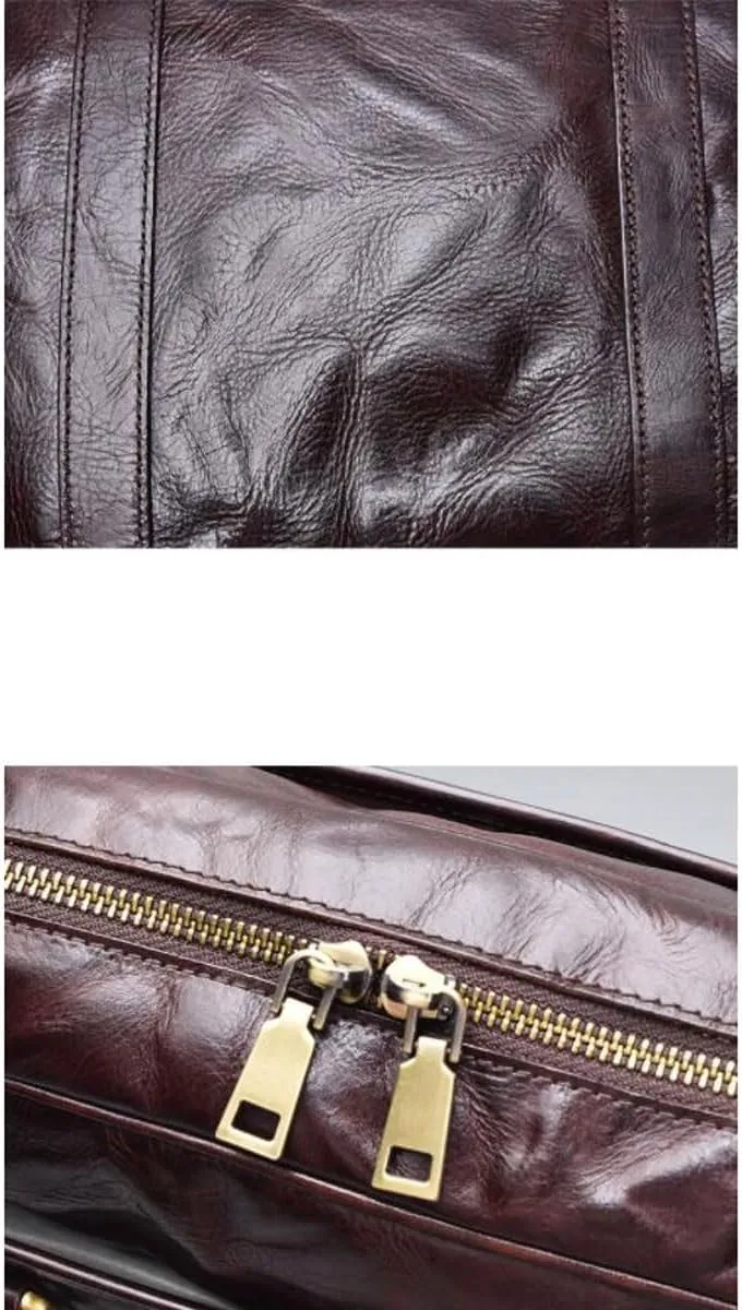 Mens Briefcases Carrying Cases Messenger Shoulder Bags Laptop Bags Genuine Leather Luggage Handbags