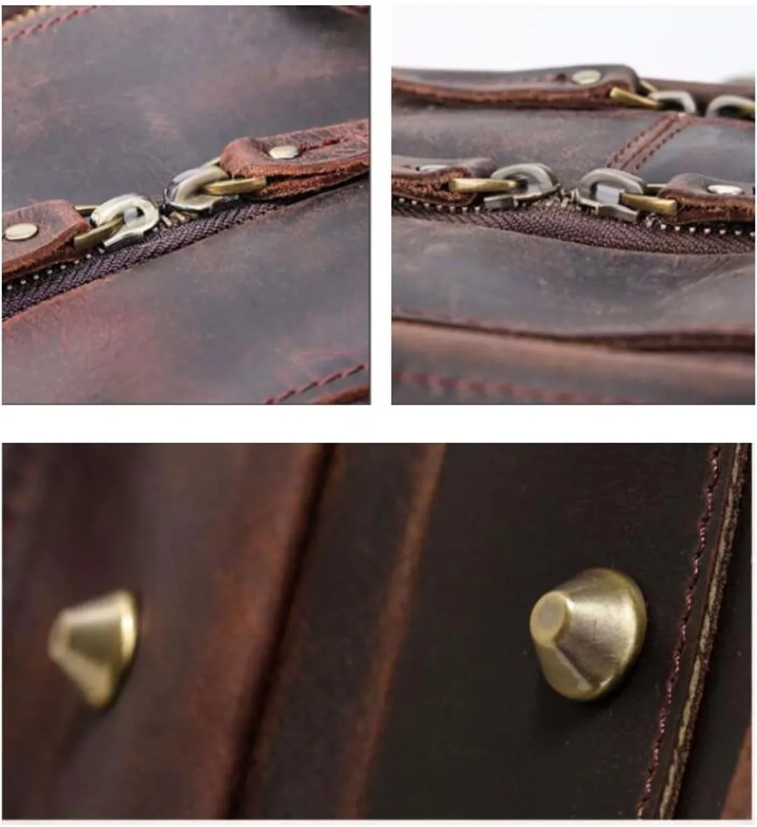 Mens Briefcases Laptop Bags Genuine Leather Messenger Shoulder Bags Computer Carrying Cases Handbags