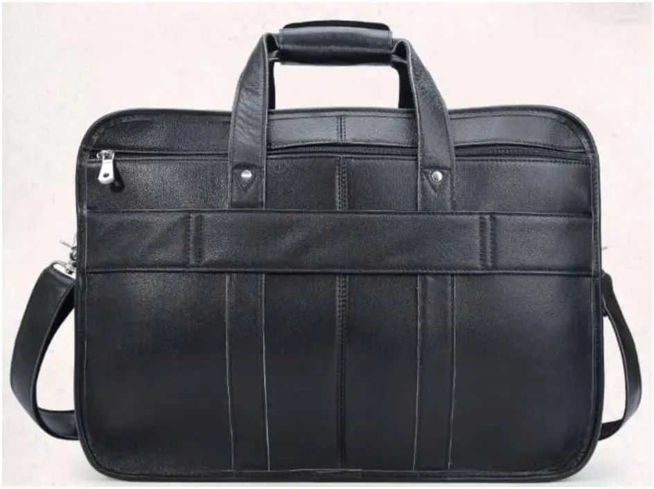 Mens Briefcases Laptop Bags Genuine Leather Messenger Shoulder Bags Computer Carrying Cases Handbags