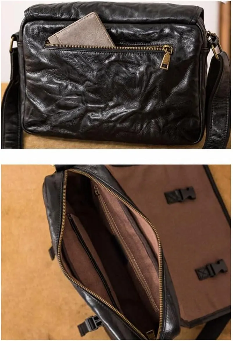 Mens Briefcases Waist Packs Messenger Shoulder Bags Genuine Leather Casual Daypacks Crossbody Bags Travel Bags