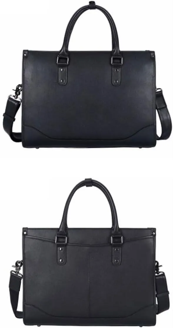 Mens Business Handbags Briefcases Carrying Cases Genuine Leather Messenger Shoulder Bags Laptop Bags