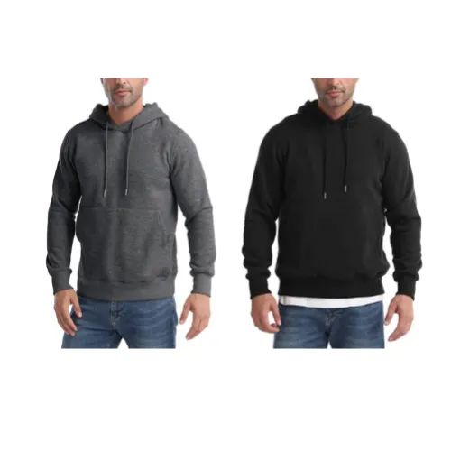 Men's Casual Fleece Pullover Hoodies