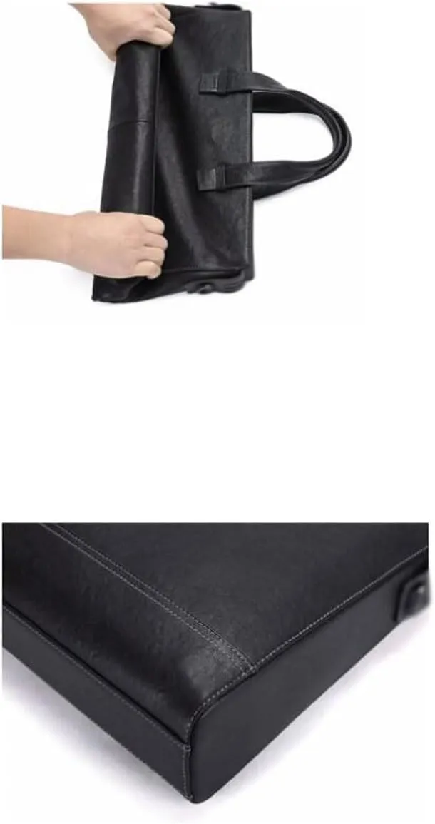 Mens Handbags Genuine Leather Laptop Bags Carrying Cases Messenger Shoulder Bags Briefcases