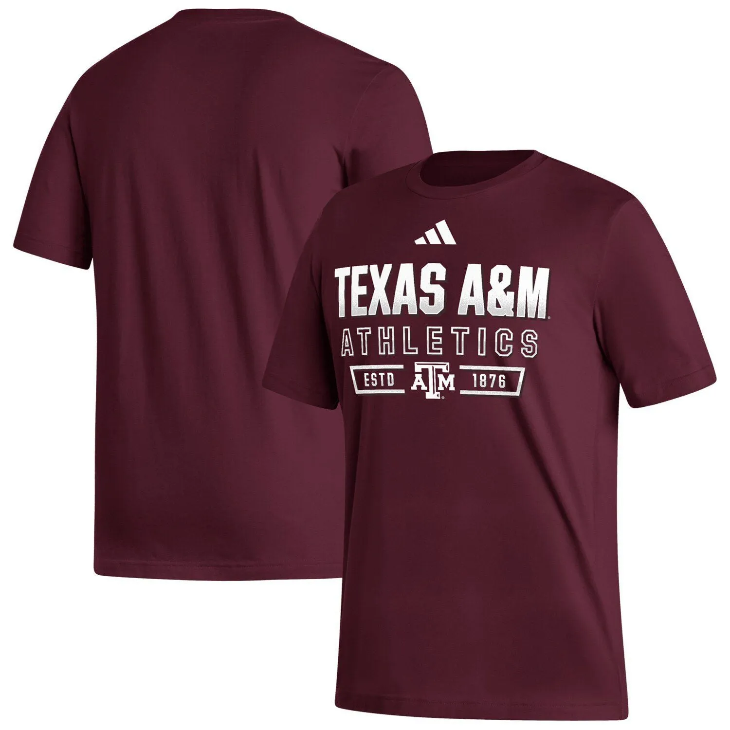 Men's Texas A&M Aggies Head of Class Fresh adidas Maroon T-Shirt