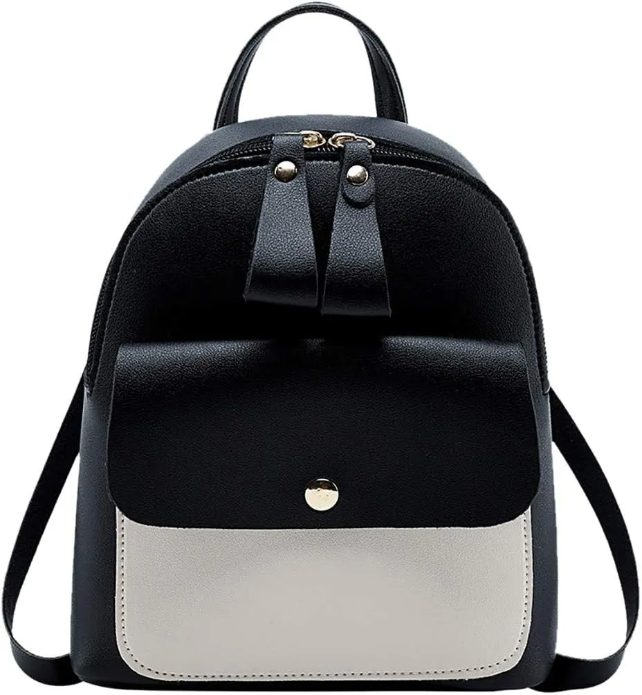Mini Backpack Purse for Women Soft Leather Backpacks Travel Bags Cute Tote Mini Vegan Leather Backpack for Woman
