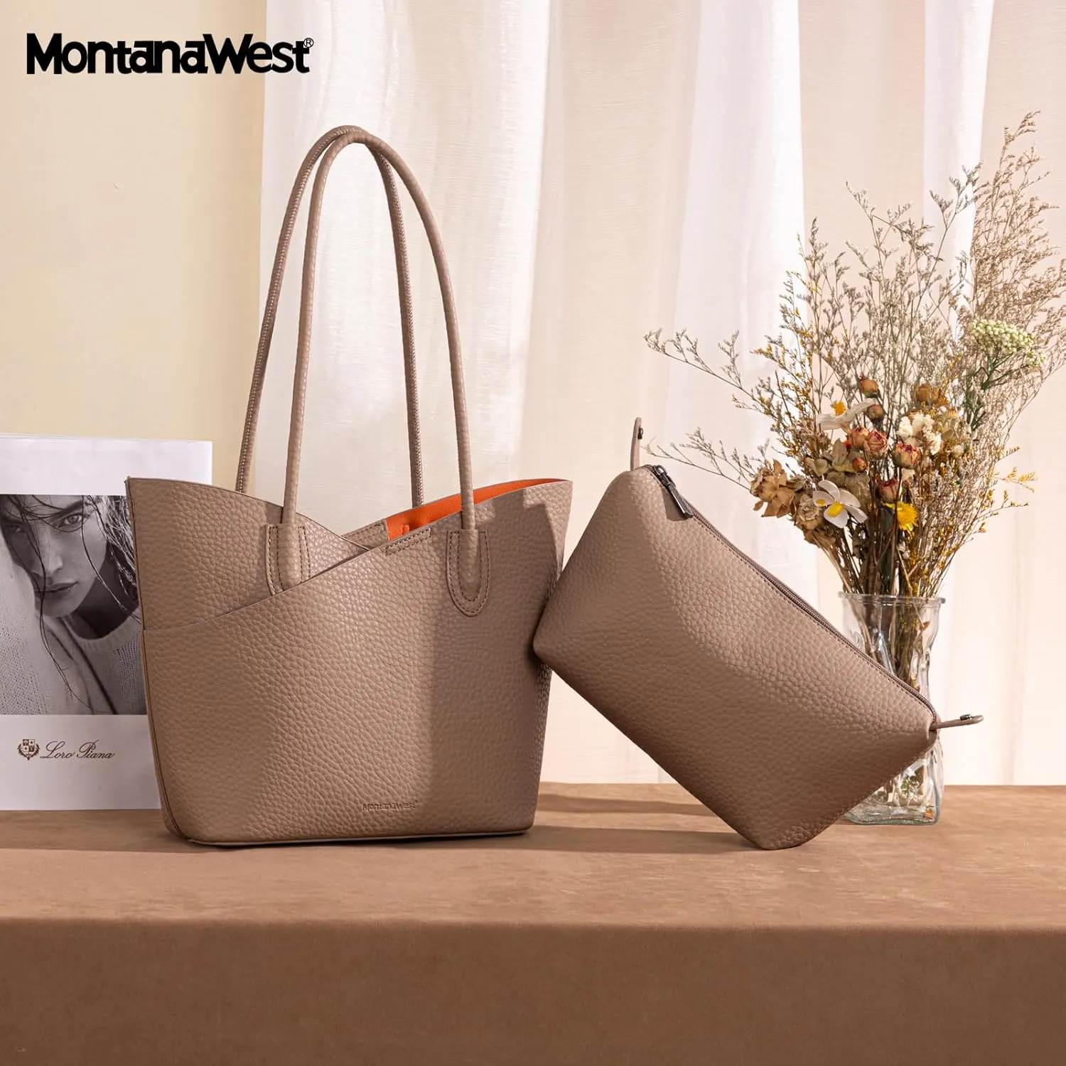 Montana West Tote Bag for Women Hobo Shoulder Purses and Handbags