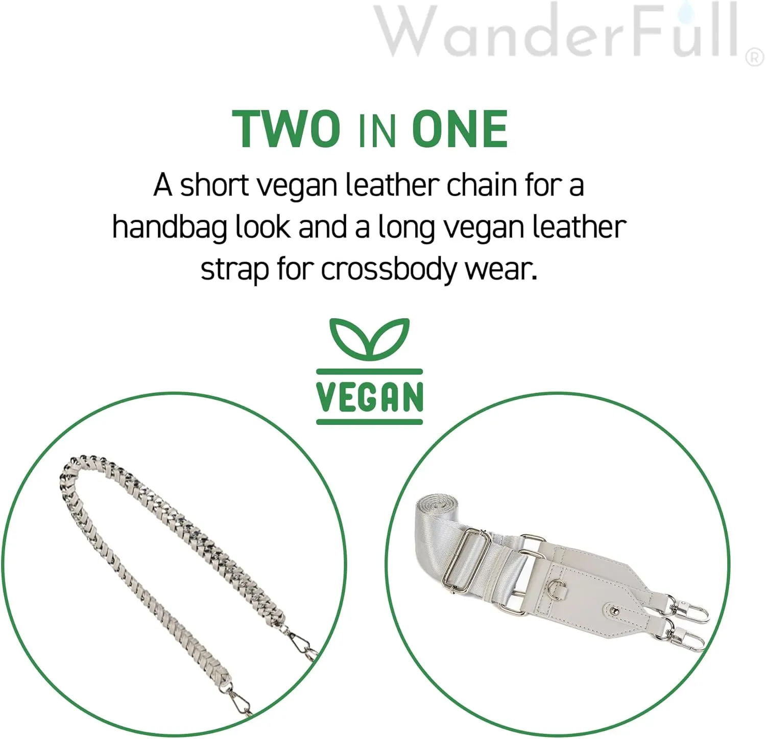 Original HydroBag | Oprahs Favorite Things 2024 | Vegan Leather Water Bottle Holder w/Strap Bundle