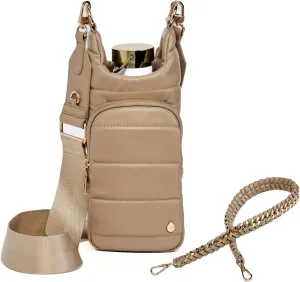 Original HydroBag | Oprahs Favorite Things 2024 | Vegan Leather Water Bottle Holder w/Strap Bundle