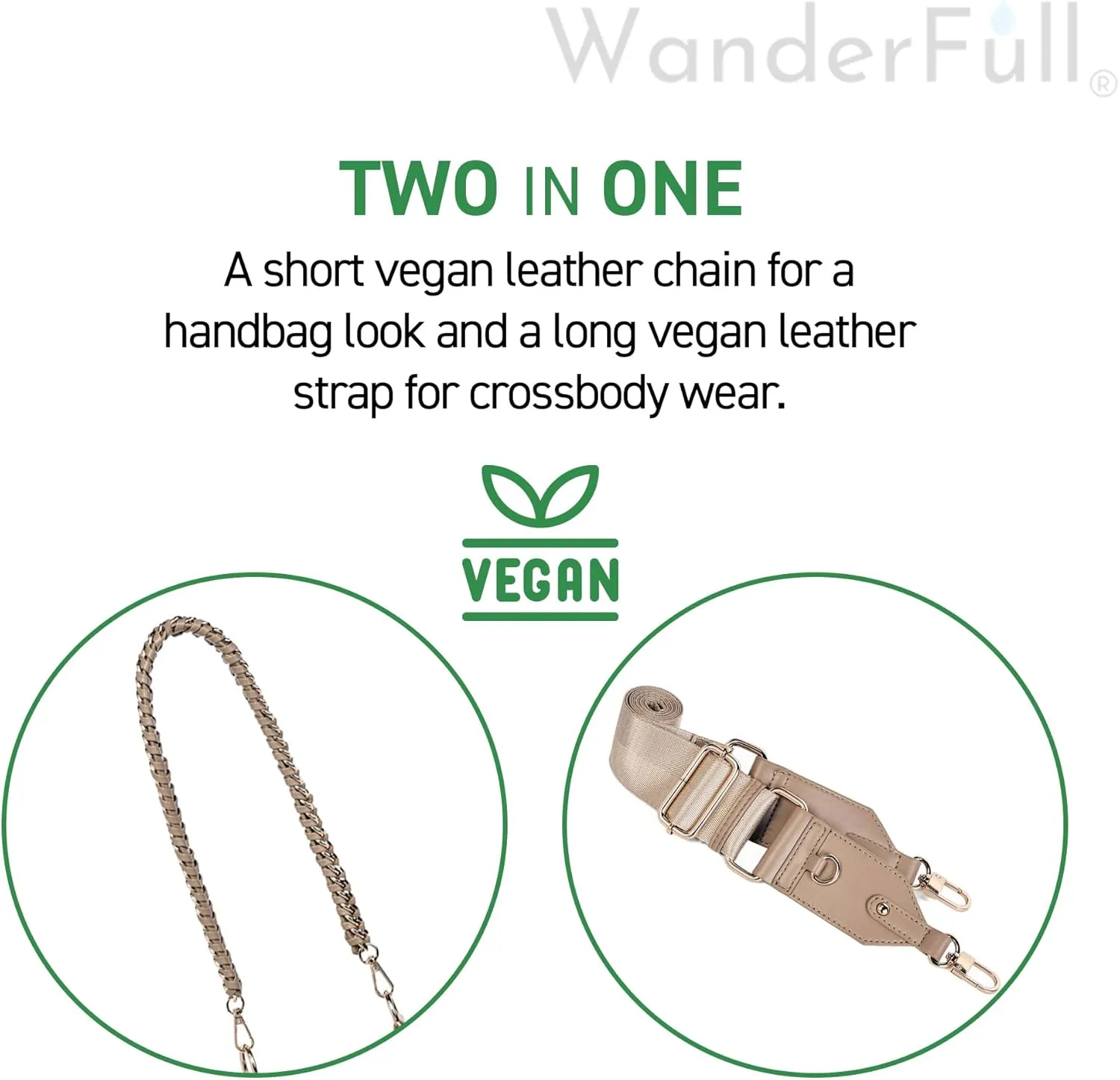 Original HydroBag | Oprahs Favorite Things 2024 | Vegan Leather Water Bottle Holder w/Strap Bundle