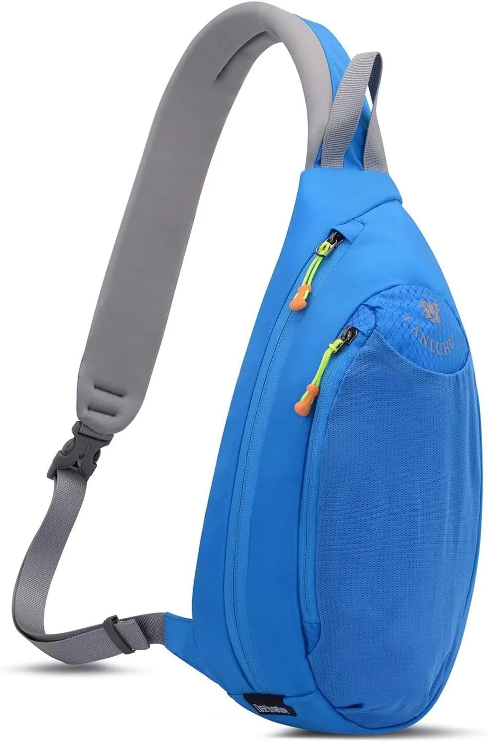 over Shoulder Bag Women Or Man Simple Casual Chest Bag Lightweight Crossbody Bags With Zipper Portable One (A, One Size)