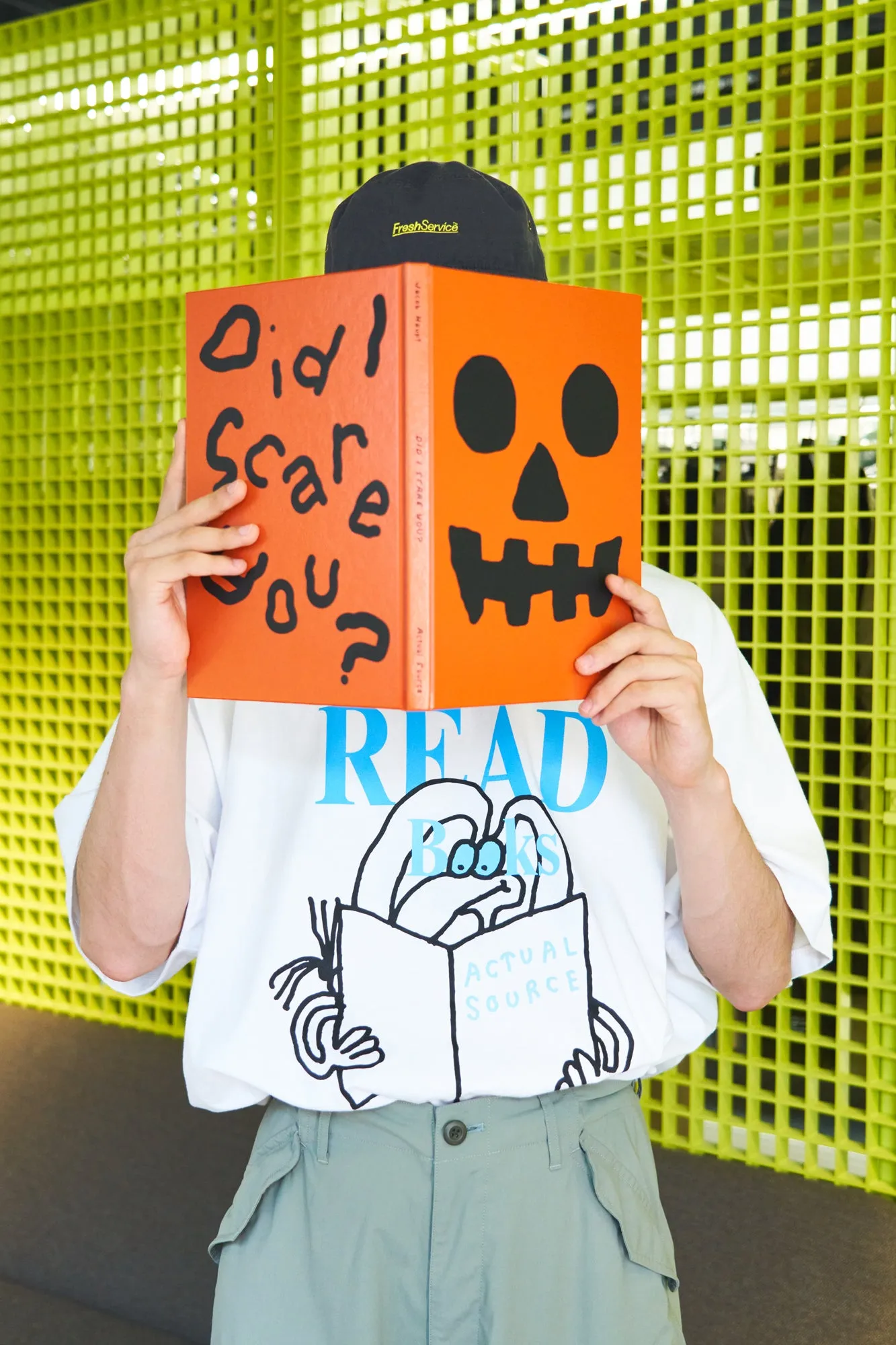 Oversized Tee “READ” (Blue)