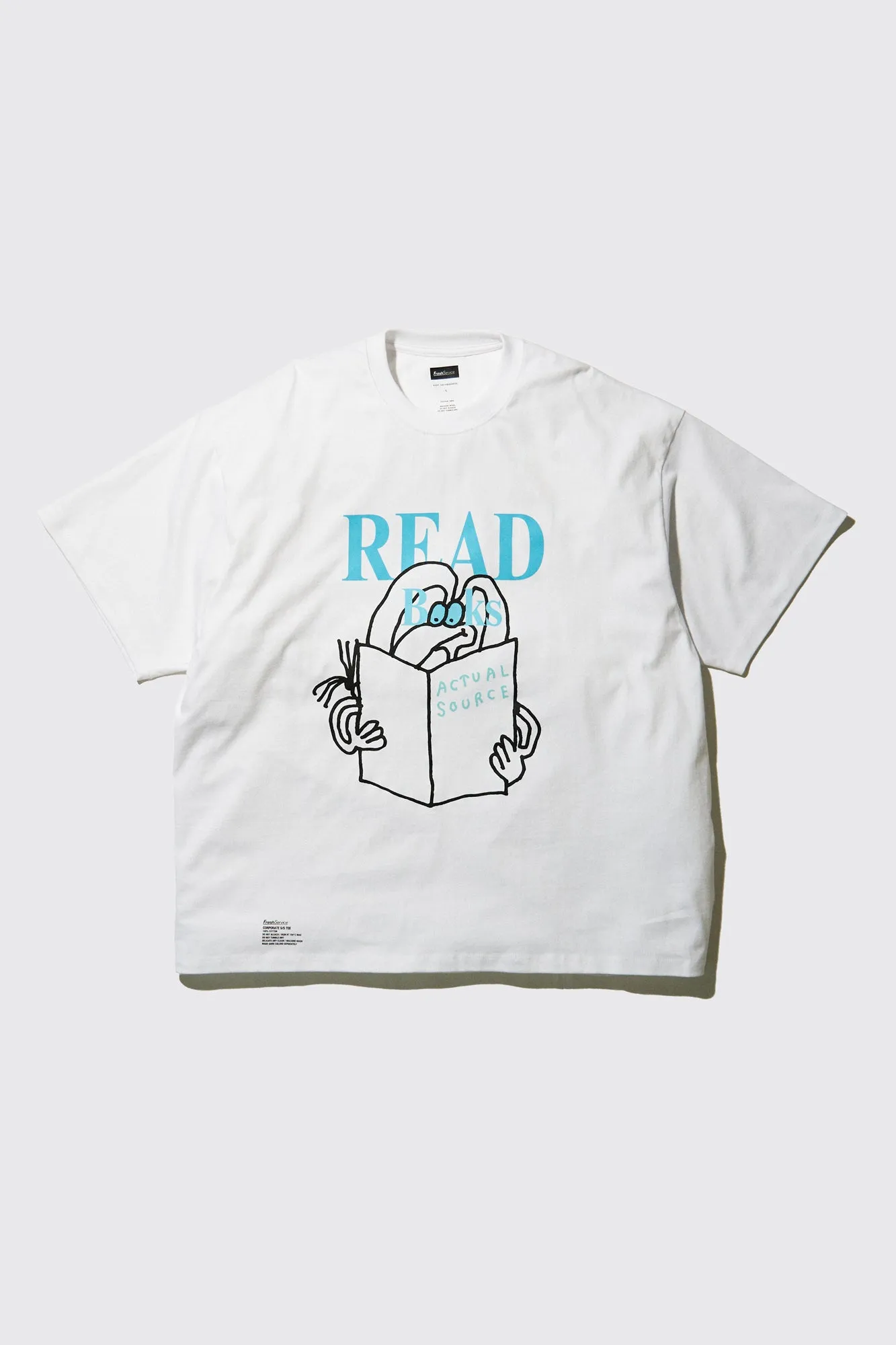 Oversized Tee “READ” (Blue)