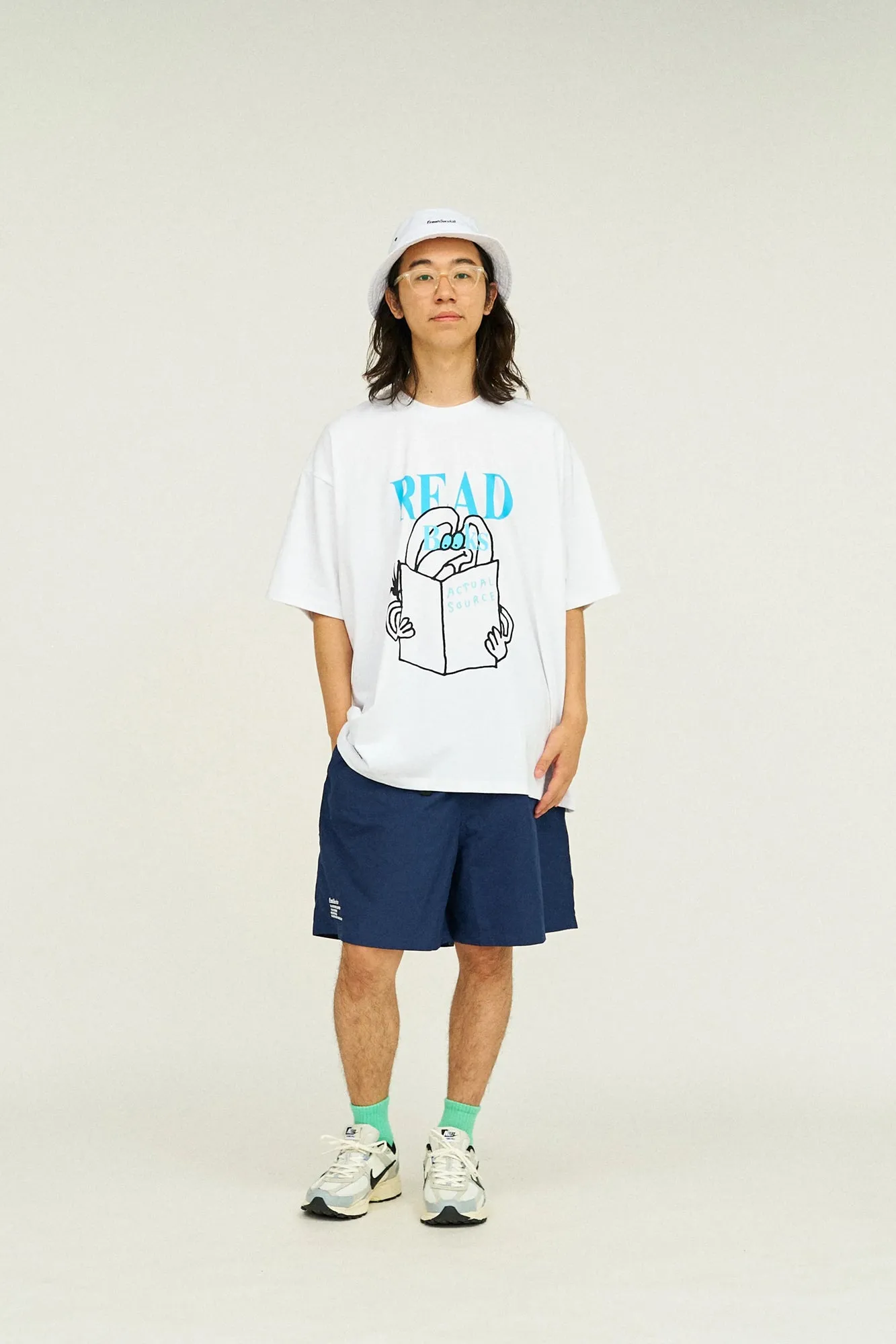 Oversized Tee “READ” (Blue)
