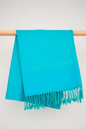 Pashmina Scarf, Seagreen Paisley
