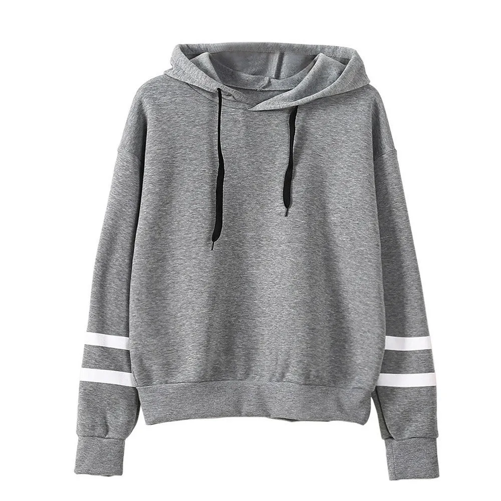 Patchwork Loose Print Short Hooded Hoodie