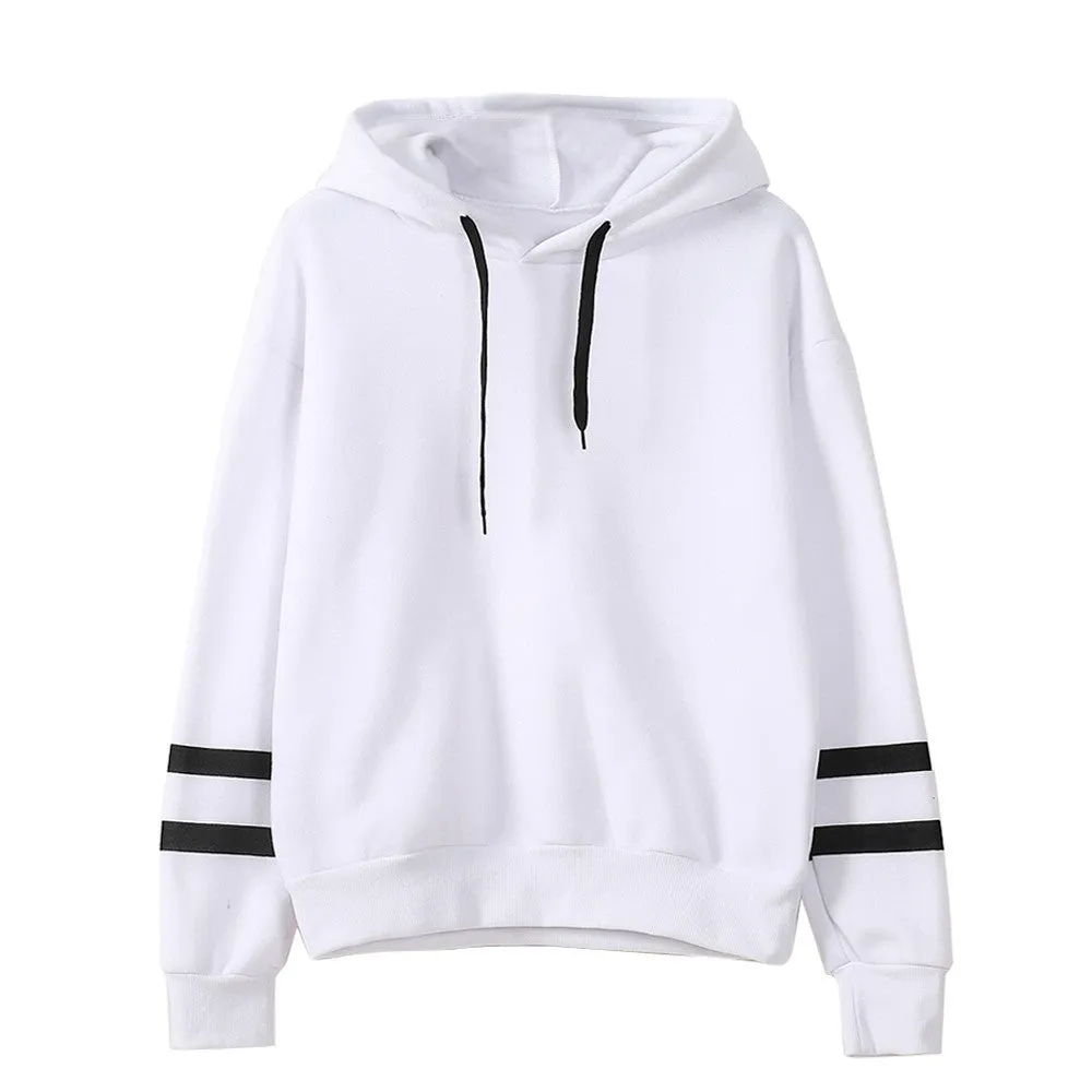 Patchwork Loose Print Short Hooded Hoodie