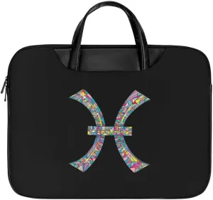 Pisces Constellation Laptop Case Slim Water Resistant Computer Bag with Handle Briefcase for Work