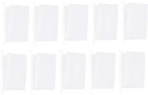 Portable Travel Laundry Bags Set of 10 Waterproof Sealed Storage Pouches for Clothing Underwear Toiletries Frosted Bags for Organized Packing