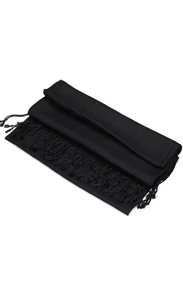 PP001-01 Black Pashmina Scarf