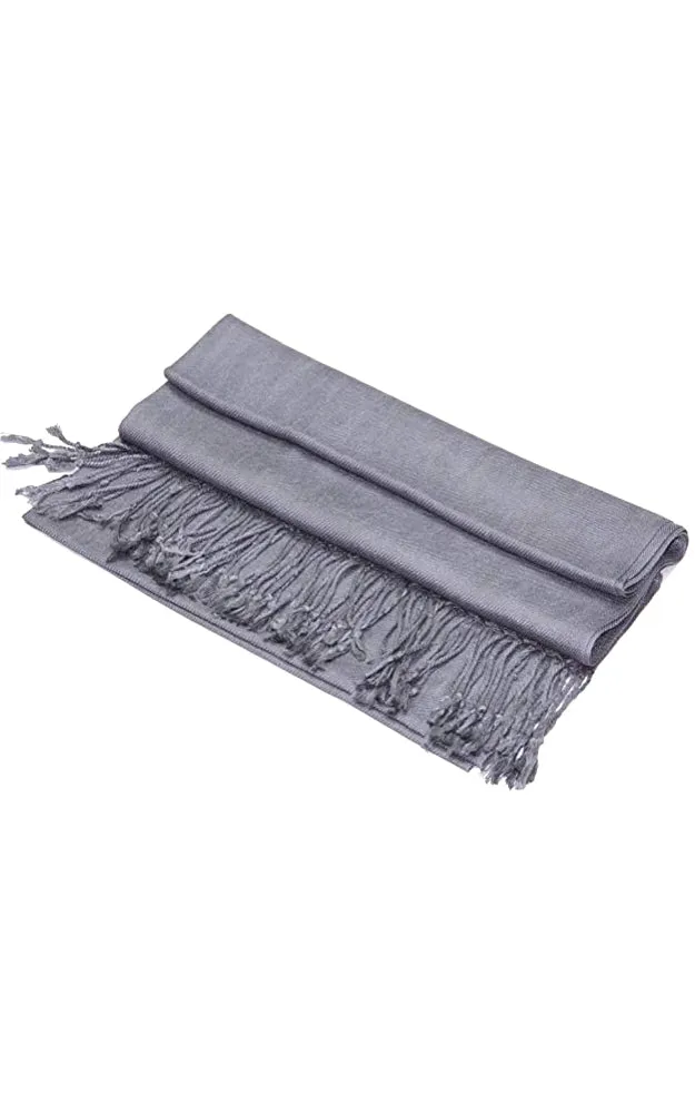 PP001-22 Grey Pashmina Scarf