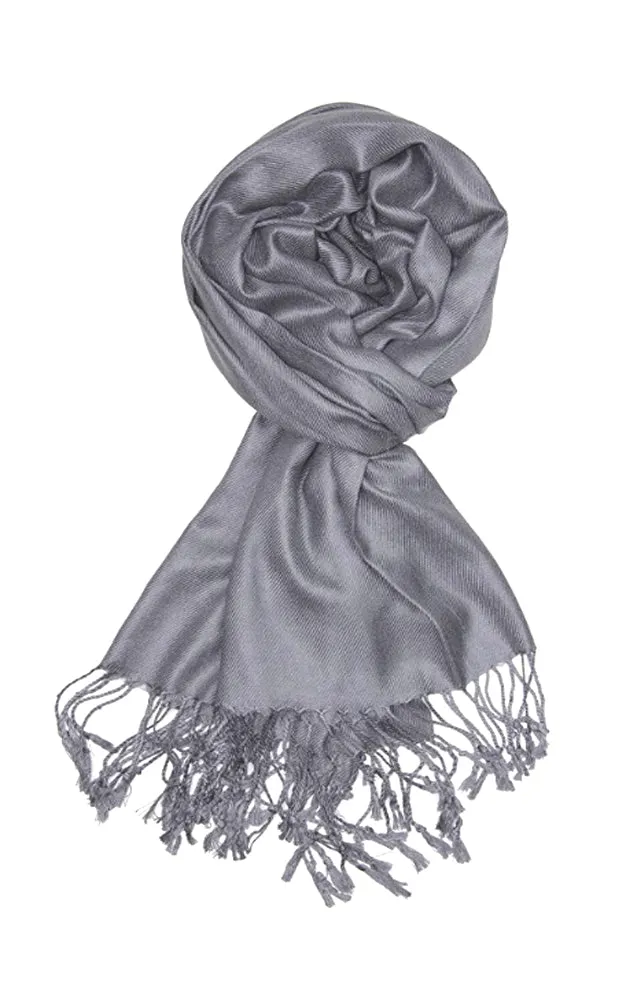 PP001-22 Grey Pashmina Scarf