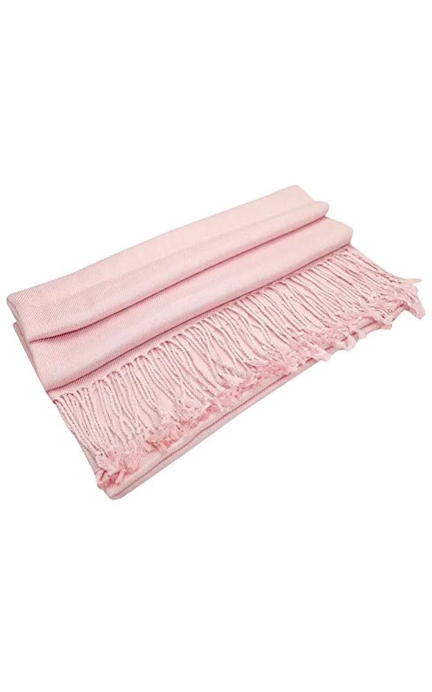 PP001-23 Chalk Pink Pashmina Scarf