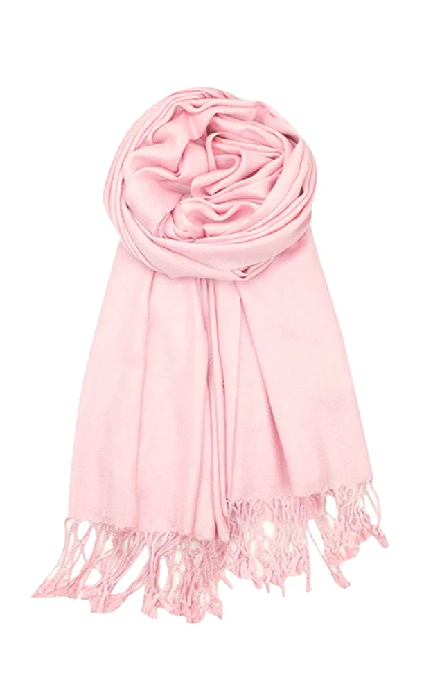 PP001-23 Chalk Pink Pashmina Scarf