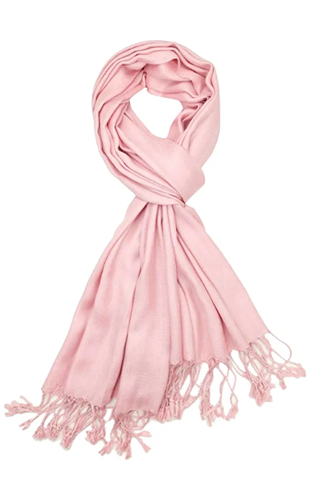 PP001-23 Chalk Pink Pashmina Scarf