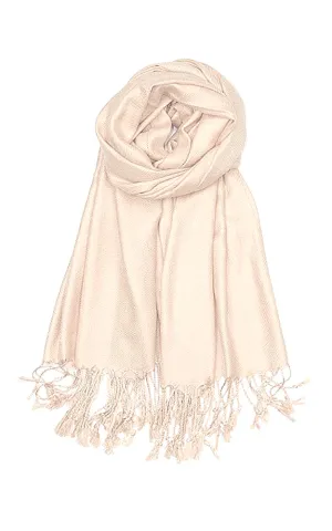 PP001-6 Khaki Pashmina Scarf