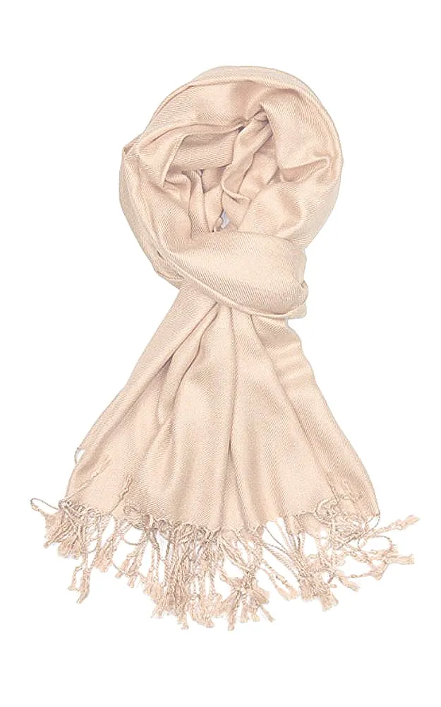 PP001-6 Khaki Pashmina Scarf
