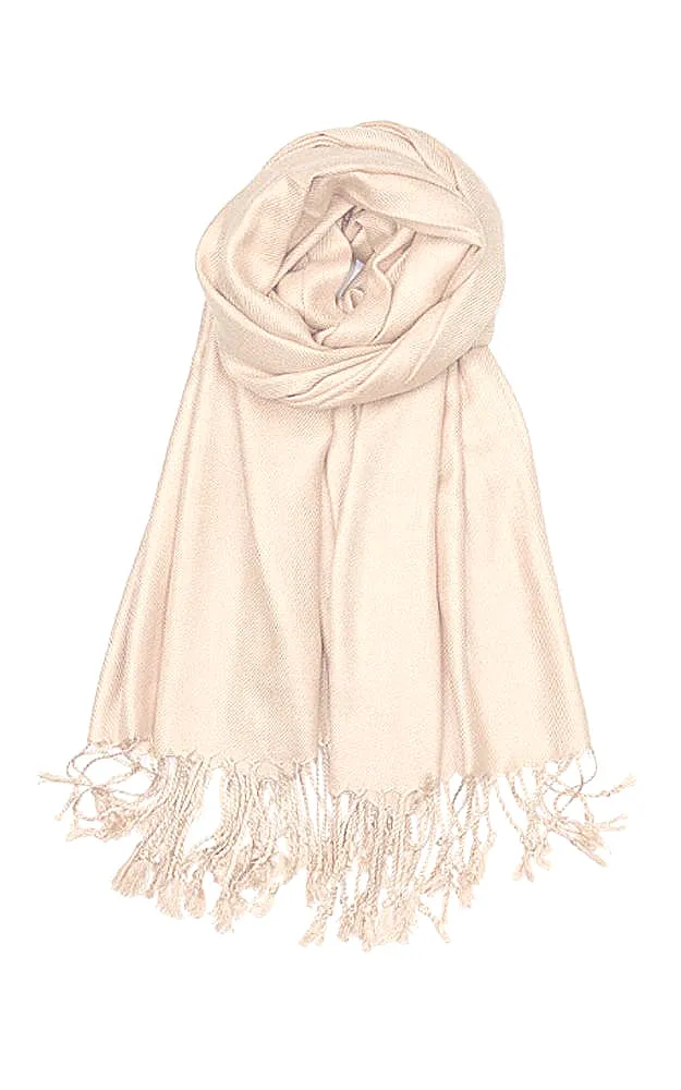 PP001-6 Khaki Pashmina Scarf