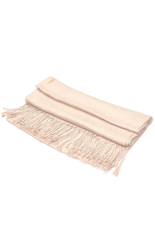 PP001-6 Khaki Pashmina Scarf