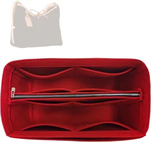 Premium Purse Organizer compatible with Lv Carryall PM/MM Bag Organizer Insert - Handmade Purse Liner, Perfect Fit for Hobo Bag Shaped (Brown, for Carryall PM)