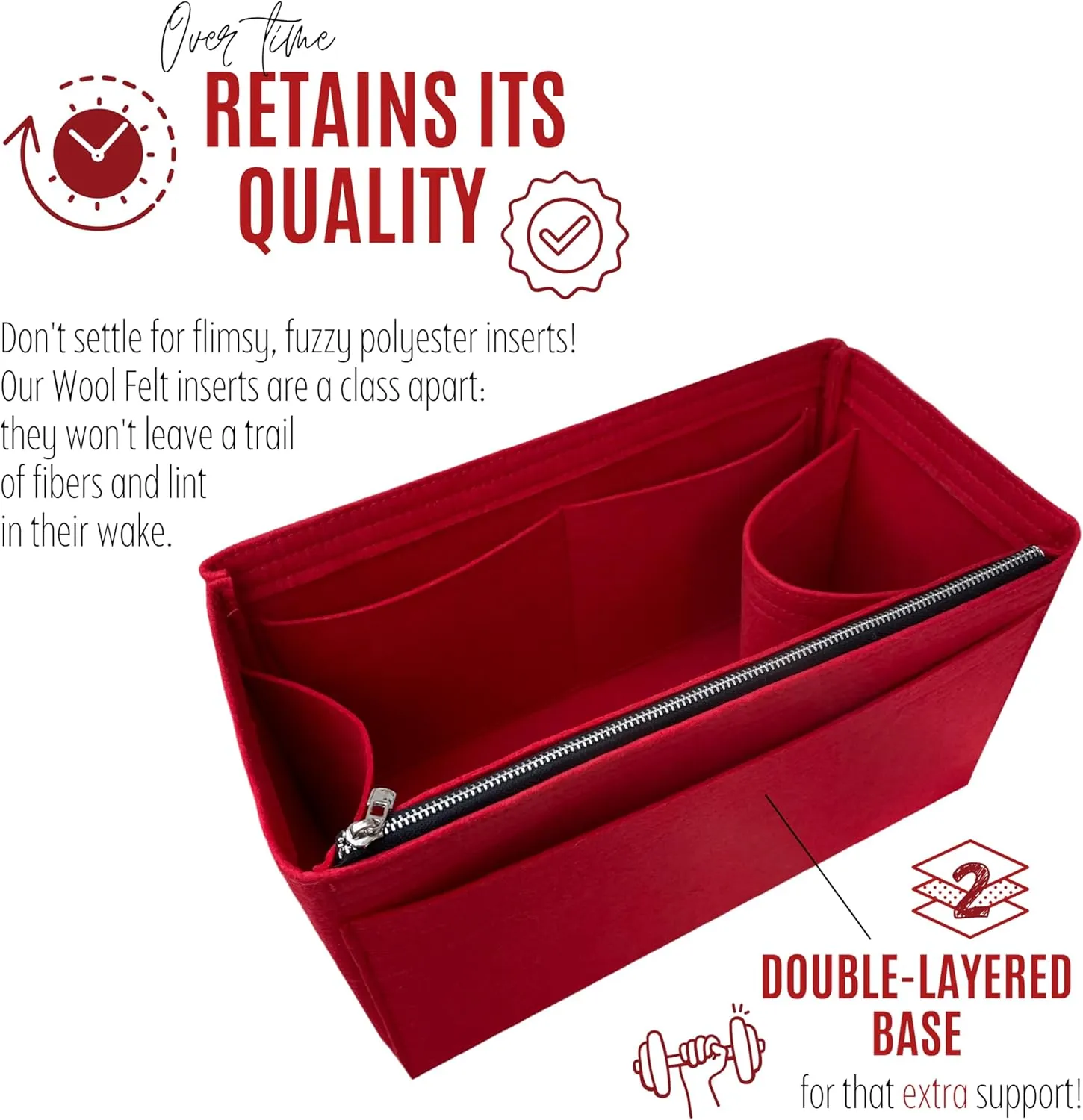 Premium Purse Organizer compatible with Lv Low Key Hobo MM Insert - Handmade Bag Organizer 2mm Thick, Perfect fit for PM/MM Cabas Tote (Lightcoffee, For Low Key Hobo MM)