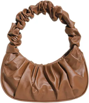 PU Leather Tote Bags for Women Small Tote Hobo Shoulder Bag PU Leather Hand Bag Underarm Bag for Work Travel