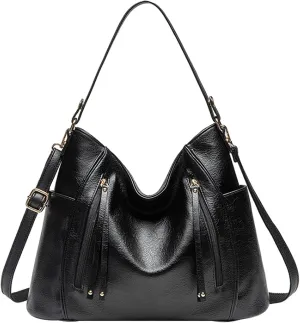 Purses and Handbags for Women Large Satchels Shoulder Bags Soft PU Leather Tote Bag