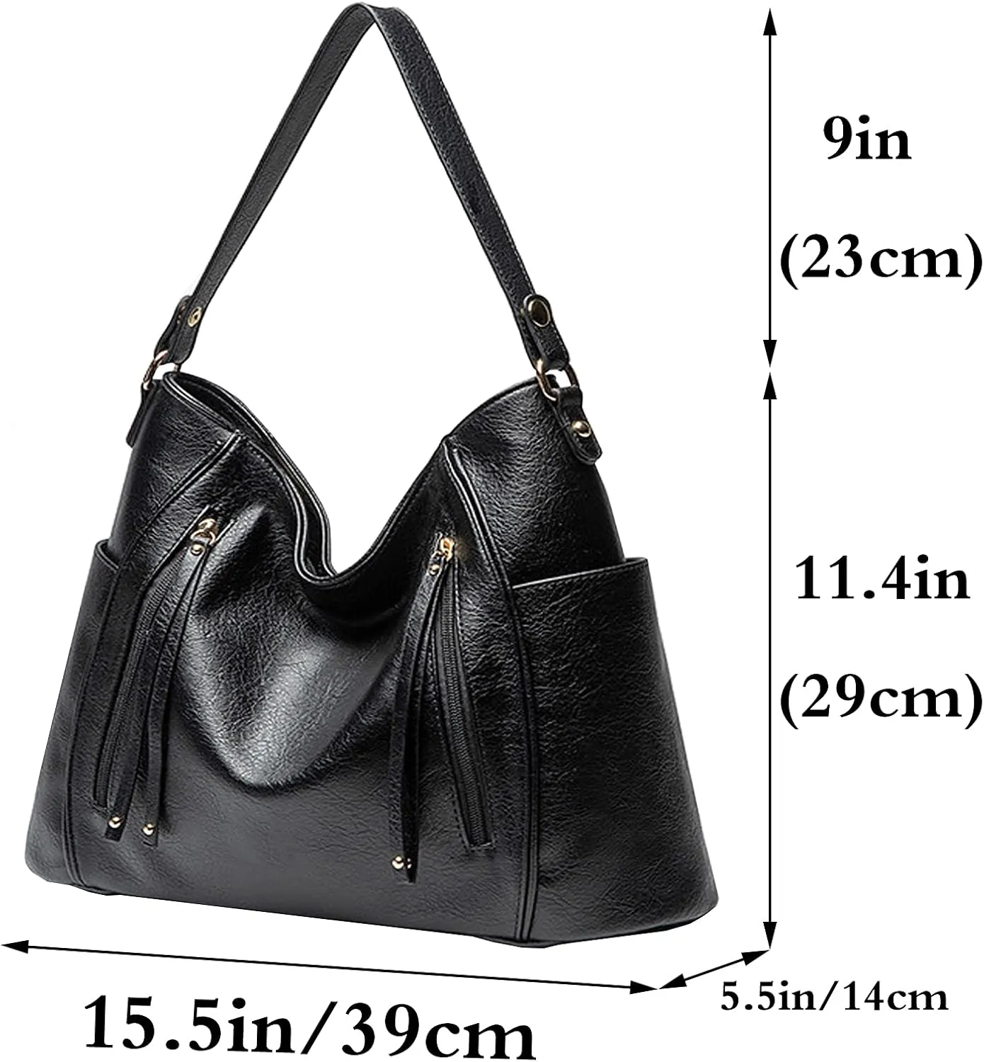 Purses and Handbags for Women Large Satchels Shoulder Bags Soft PU Leather Tote Bag