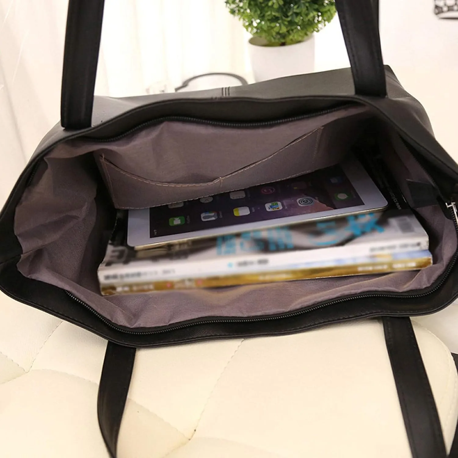 Purses for Women Vegan Leather Handbags Tote Purse Shoulder Bag Large Ladies Hobo Bags Hobo, Silver