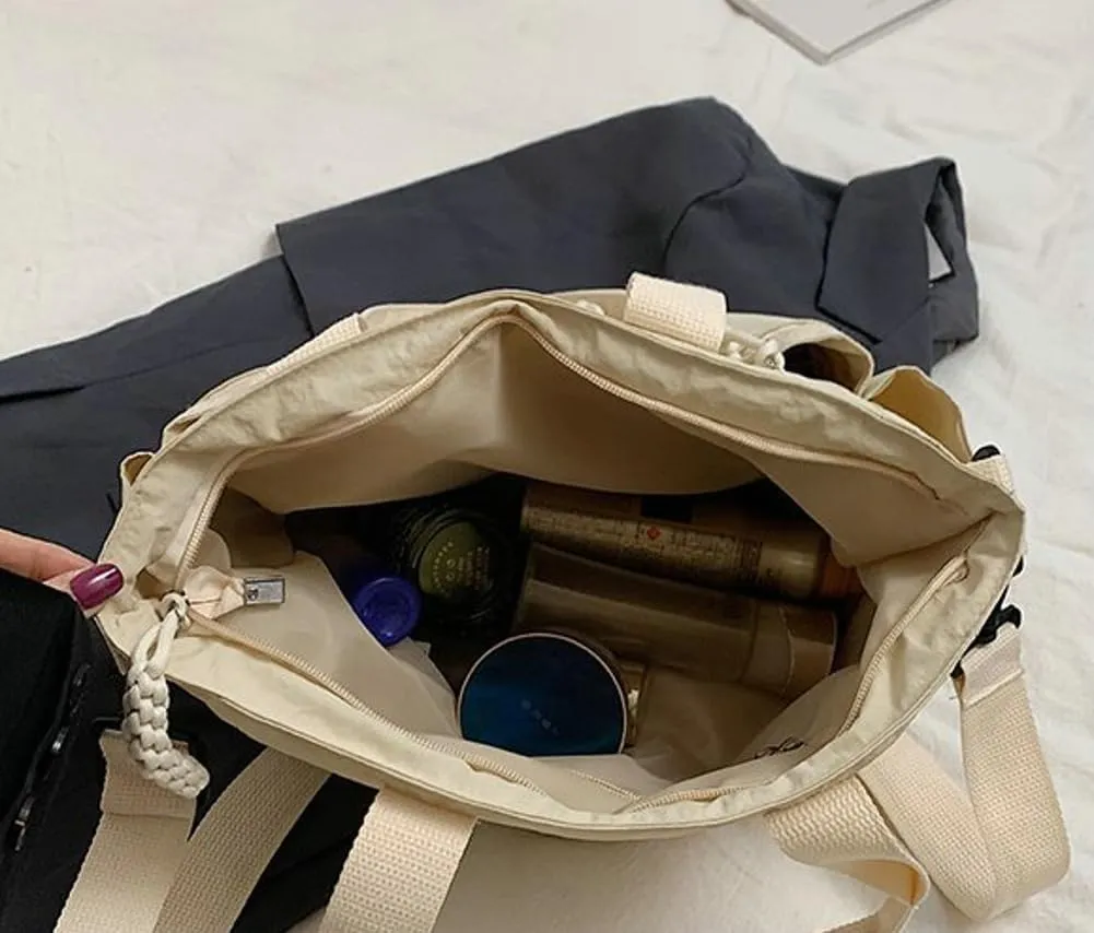 Quilted Tote Bag Women Puffy Hobo Bags Puffer Crossbody Purses Trendy Shoulder Bag Lightweight Nylon Crescent Tote Handbag