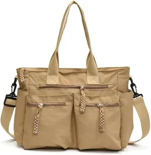 Quilted Tote Bag Women Puffy Hobo Bags Puffer Crossbody Purses Trendy Shoulder Bag Lightweight Nylon Crescent Tote Handbag