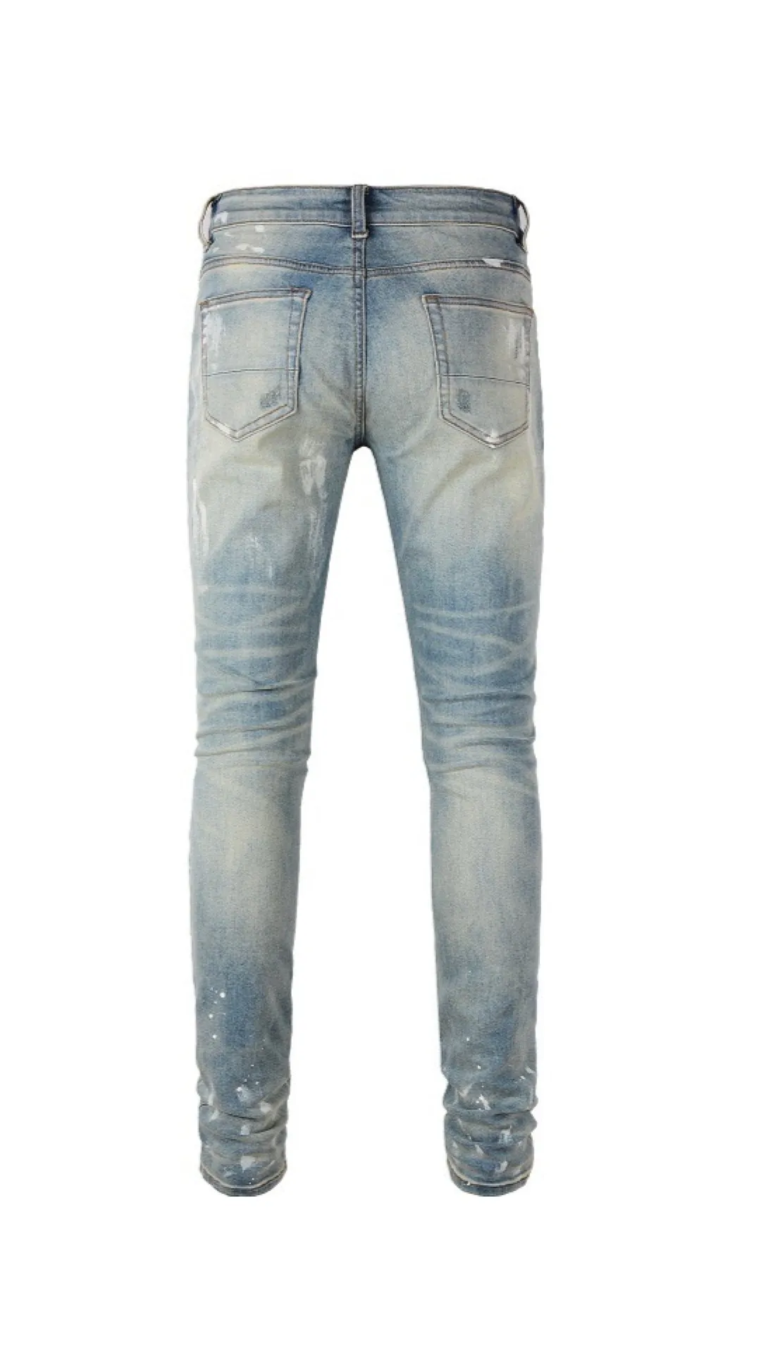Reskolov - Skinny Legs Denim Jeans for Men