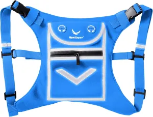 Running Mini Backpack Vest for Men & Women - Hi-viz gear, Holds Valuables, any Phone - Ideal for Fitness, Walking, Cycling!