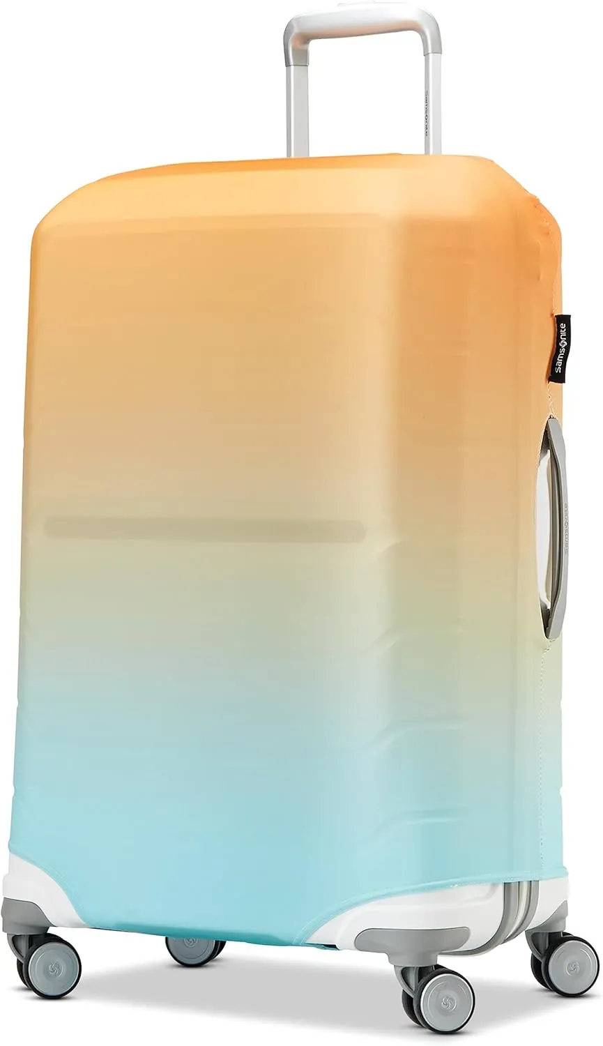 Samsonite Printed Luggage Cover, Blue/Orange Ombre, Extra Large