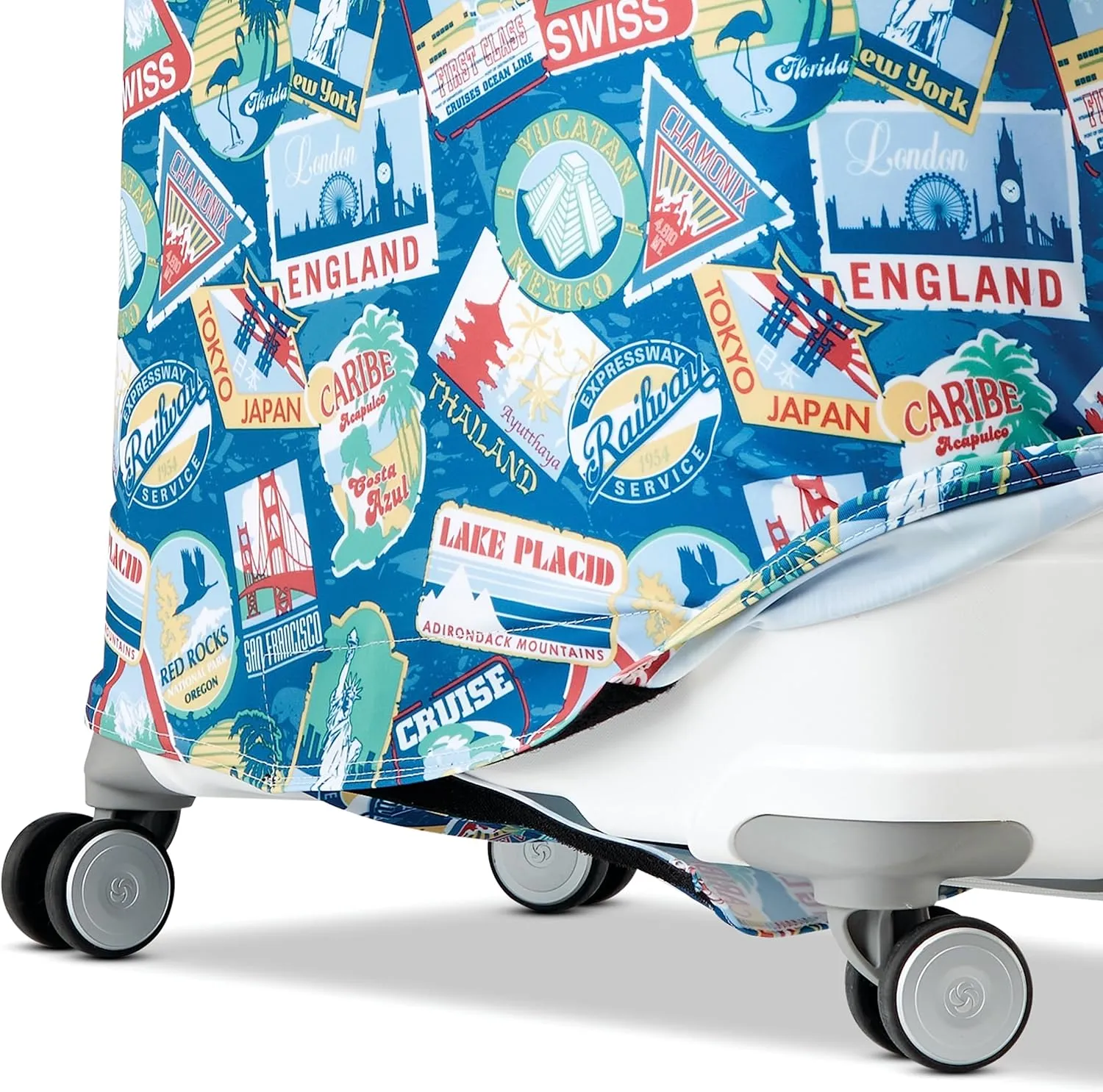Samsonite Printed Luggage Cover, City Print, Extra Large