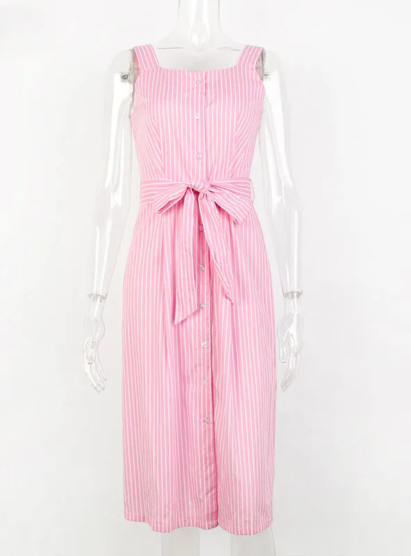 Sexy Off Shoulder Women Party Dresses Single-Breasted Midi Shirt Dress