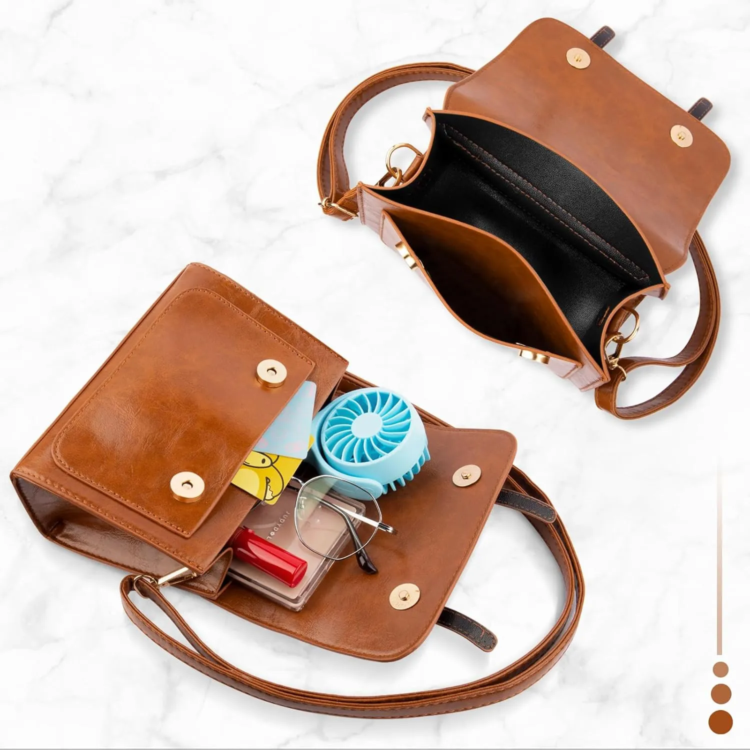 Shoulder Bag for Women, Cute Soft PU Leather Small Purse Handbags, Trendy Underarm Bag Tote Clutch Purses for Women