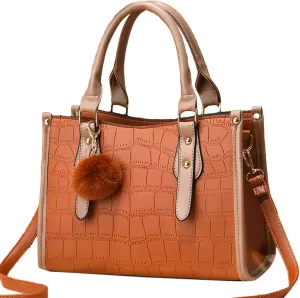 Shoulder Bag for Women Womens Fashion Tote Bag Handbags Ladies Purse Satchel Shoulder Bags Tote Leather Bag