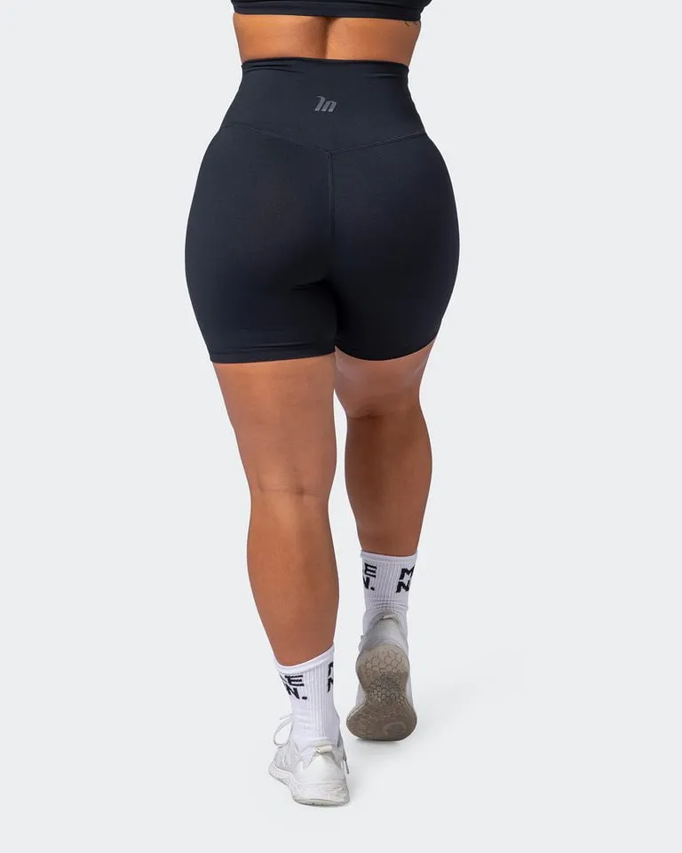 Signature Super High Bike Shorts Black