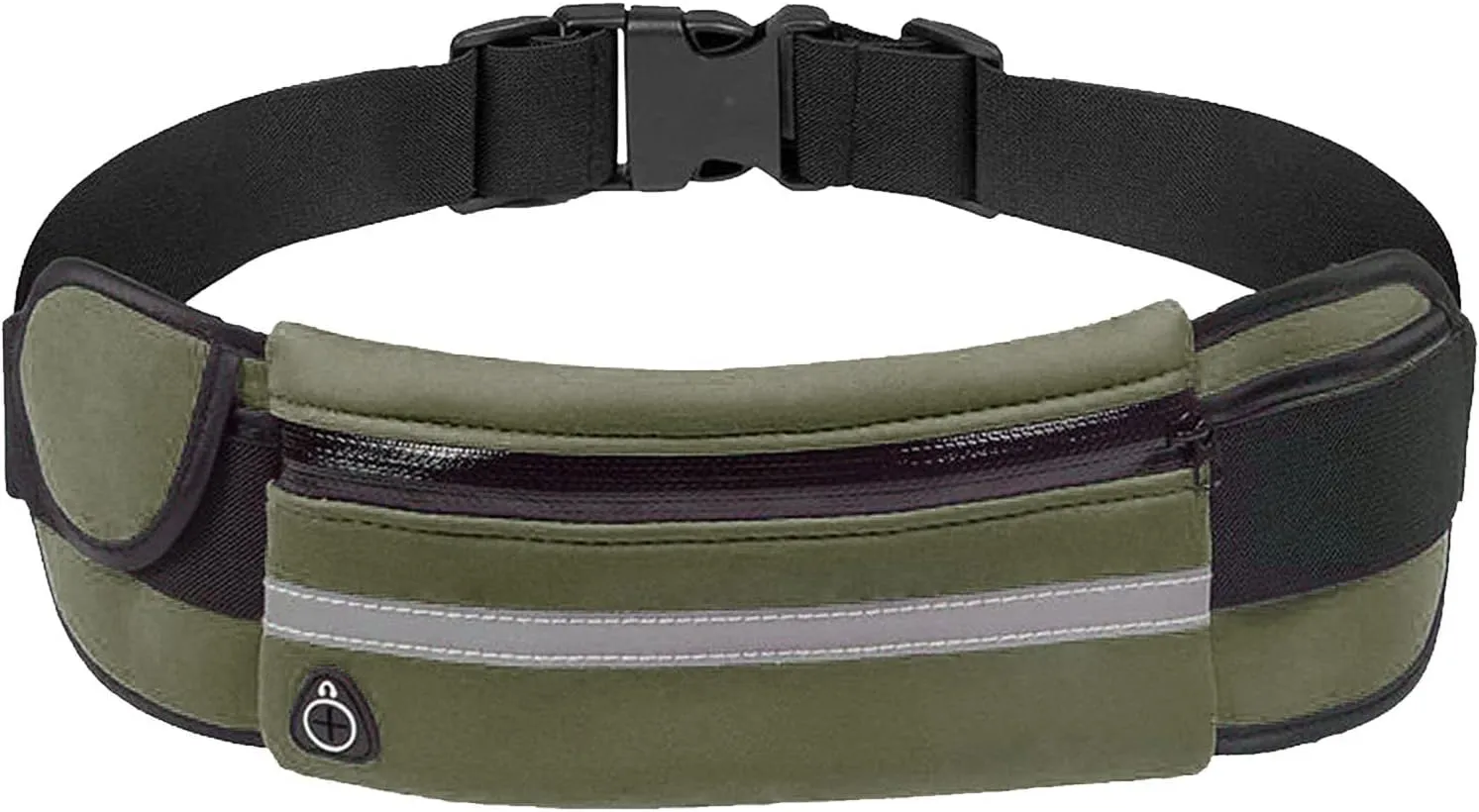 Slim Running Belt, Waterproof Fanny Pack for Men,Phone Holder for Running,Reflective Waist Bag,Runners Belt Pouches for Men,Money Belt,Waist Pack for Camping Running Travel Workout