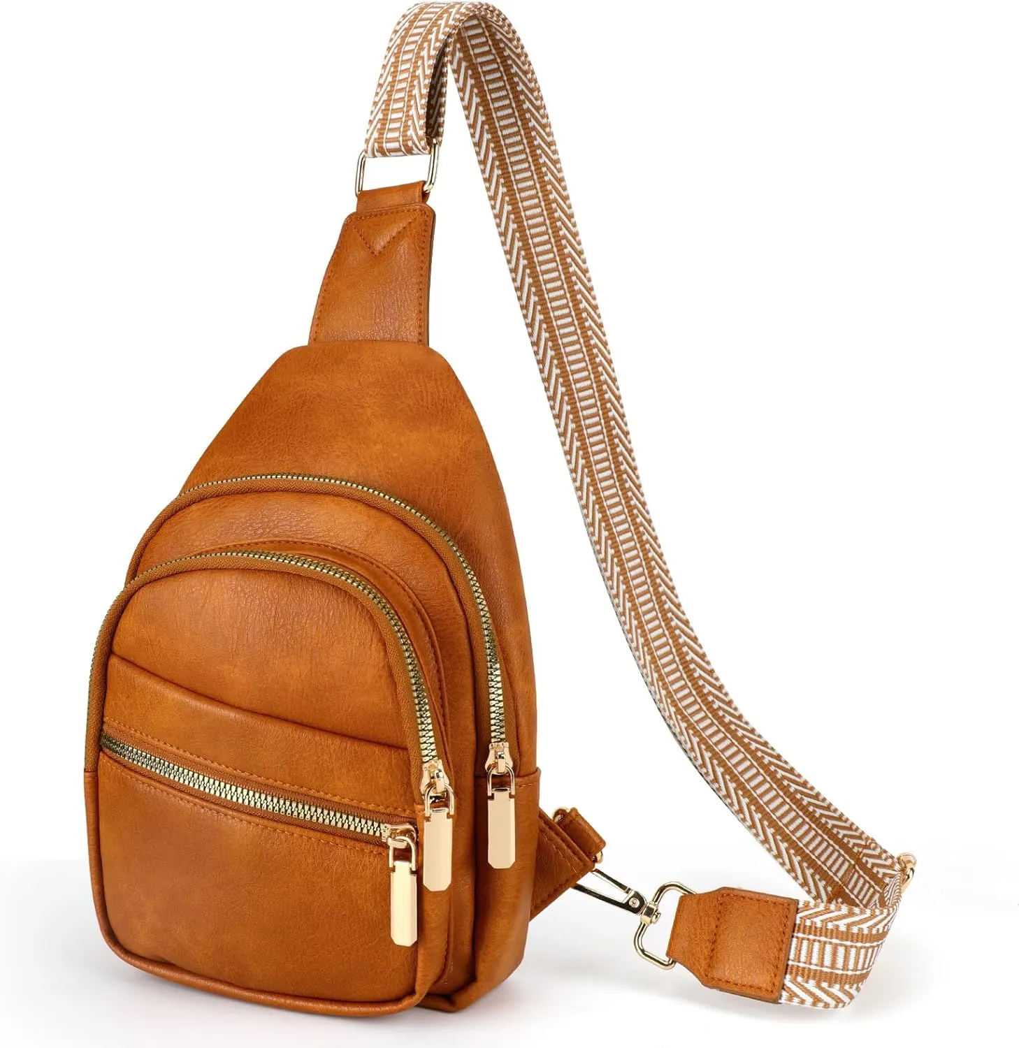 Sling Bag, Crossbody Bags for Women, Faux Leather Fanny Pack Cross Body Bag, Purses for Women Trendy